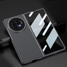Per vivo X Fold3 GKK Custodia per telefono antiurto all-inclusive integrata Frosted Unbounded AG (Nero)