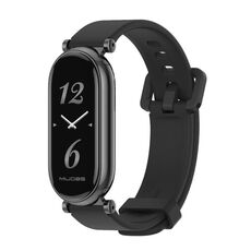 Per Xiaomi Mi Band 8 Mijobs GT4 cinturino in silicone traspirante (nero)
