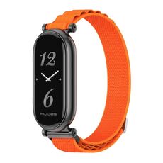 Per Xiaomi Mi Band 8 Mijobs GT4 cinturino in nylon traspirante (arancione nero)