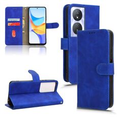 Per Honor Play 8T 5G / X7b Custodia magnetica in pelle con vibrazione della pelle (blu)