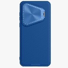 Per Huawei Pura 70 Pro/70 Pro+ NILLKIN Custodia per telefono a specchio con texture CD con specchio nero (blu)