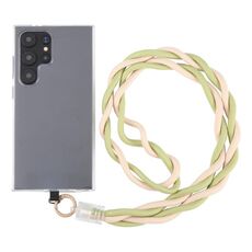 Cordino lungo universale anti-perdita per telefono cellulare (verde kaki)