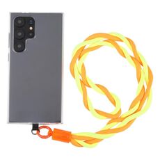 Cordino lungo universale anti-perdita per telefono cellulare (giallo arancione)