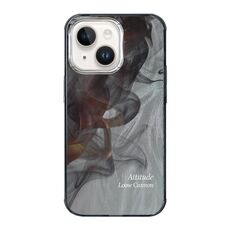 Per iPhone 15 Illustrazione Modello Radiazioni Design Custodia per telefono antiurto a copertura totale (verniciatura a lavaggio)