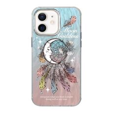 Per iPhone 12 Illustrazione Modello Radiazioni Design Custodia per telefono antiurto a copertura totale (Campanelli eolici)
