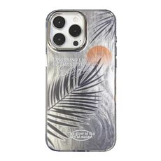 Per iPhone 12 Pro Illustrazione Modello Radiation Design Custodia per telefono antiurto a copertura totale (Sunset Frond)