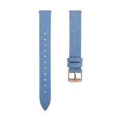 Per cinturino in pelle tessuto di lino Garmin Lily 2 da 14 mm (azzurro)