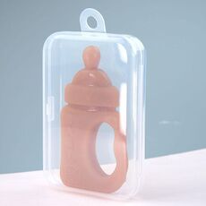Bastoncino per dentizione per morso per biberon in silicone per bambini, Colore: con scatola Nano Color