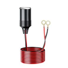 Cavo di alimentazione base femmina da batteria per auto 12/24 V da 4 m