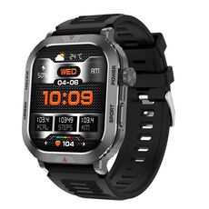 ZW66 Smartwatch fitness benessere BT5.1 da 2,01 pollici, supporto chiamata Bluetooth / sonno / ossigeno nel sangue / frequenza cardiaca / monitor della pressione sanguigna (nero)
