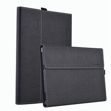 Custodia protettiva per tablet PC con texture in tessuto per Microsoft Surface Pro 10 (nera)