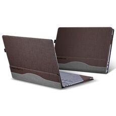Custodia protettiva in pelle PU per laptop Microsoft Surface Laptop 6 da 13,5 pollici (colore caffè)