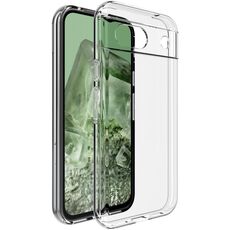 Custodia protettiva per telefono in TPU trasparente antiurto trasparente serie IMAK UX-5 per Google Pixel 8a (trasparente)