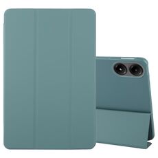 Custodia per tablet in pelle di silicone ripiegabile per Xiaomi Redmi Pad Pro 12.1 (verde scuro)