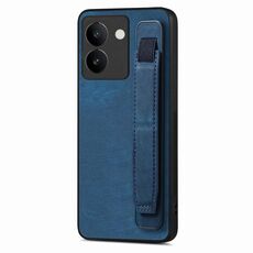 Per vivo S17 / S17 Pro / V29 Custodia retro in pelle con supporto per cinturino retrò (blu)