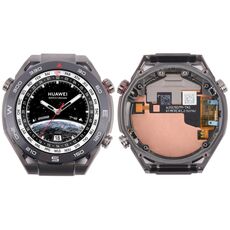 Per Huawei Watch Ultimate Schermo LCD originale digitalizzatore assemblaggio completo con cornice (nero)