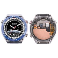 Per Huawei Watch Ultimate Schermo LCD originale digitalizzatore assemblaggio completo con cornice (argento)