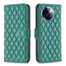 Per vivo Y200i 5G / Y38 5G Diamond Lattice Portafoglio Flip Custodia in pelle per telefono(Verde)