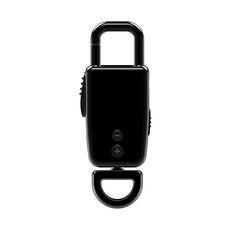 JNN S20 Registratore vocale portachiavi in lega di zinco, memoria: 4 GB (nero)