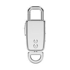 JNN S20 Registratore vocale portachiavi in lega di zinco, memoria: 32 GB (argento)