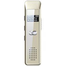 Mini registratore vocale portatile JNN Q7 con schermo OLED, memoria: 8 GB (oro)
