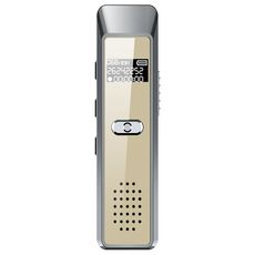 Mini registratore vocale portatile JNN Q7 con schermo OLED, memoria: 8 GB (grigio + oro)