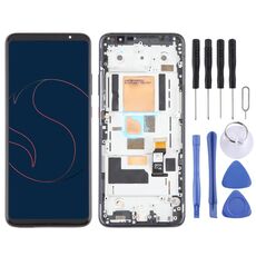 Per Asus Smartphone per Snapdragon Insiders ZS675KW AMOLED LCD Screen Digitizer Assemblea completa con cornice
