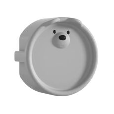 Presa per presa europea Copertura in silicone per bambini Anti-shock elettrico e copertura protettiva antipolvere (grigio)