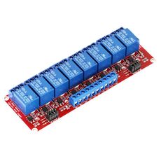 Il modulo relè a 8 vie 5V con isolamento fotoaccoppiatore supporta la scheda di espansione trigger di livello alto e basso