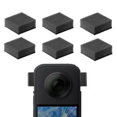 Per Insta360 X4/X3 6 pezzi/pacco accessori per fotocamera in cotone antivento con cancellazione del rumore