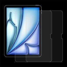 Per iPad Air 11 2024 2 pezzi 0,26 mm 9H 2,5D Pellicola in vetro temperato antideflagrante