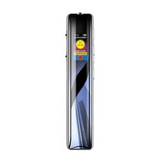 Penna portatile per registrazione vocale a forma di stick con schermo a colori HD JNN Q33, memoria: 16 GB (nera)