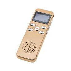 Mini registratore vocale portatile JNN X26 con schermo OLED, memoria: 16 GB (oro)