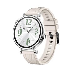 Per Huawei Watch GT 4 Cinturino in silicone con fibbia nera struttura da 18 mm (colore Starlight)