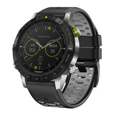Per cinturino in silicone bicolore Garmin Fenix 7 da 22 mm con tre file di fori (nero grigio)
