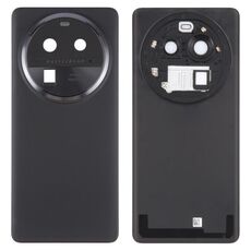 Per OPPO Find X6 Pro Cover posteriore batteria originale con copriobiettivo fotocamera (nero)