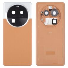 Per OPPO Find X6 Pro Cover posteriore batteria originale con copriobiettivo fotocamera (marrone)