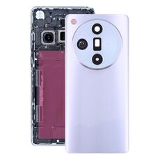 Per OPPO Find X7 Cover posteriore batteria originale con copriobiettivo fotocamera (viola)