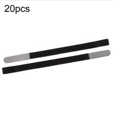 10 x 100 mm 20 pezzi Spina Organizzatore Cavo di alimentazione Cinghia organizzativa Fascette fisse in nylon di tipo P