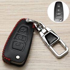 Per Ford Car Key Cover Portachiavi Anti-perso Targa, Stile: D