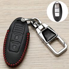 Per Nissan Car Key Cover Portachiavi Anti-smarrimento Targa, Stile: D