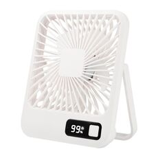 Ventilatore da parete per desktop domestico Mini ventilatore da tavolo portatile USB (bianco)