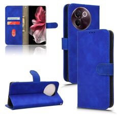 Per vivo V30E 5G Skin Feel custodia magnetica in pelle con vibrazione (blu)