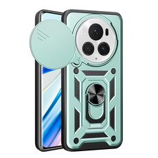 Per Honor Magic6 Pro Custodia scorrevole per fotocamera Design TPU + Custodia per PC (verde)