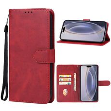 Custodia in pelle per iPhone 16 Pro Max (rossa)