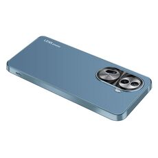 Per OPPO Reno11 Global AG Custodia per telefono in acrilico galvanico satinato (blu navy)