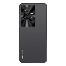 Per vivo iQOO 11 AG Custodia per telefono in acrilico galvanico satinato (nero)