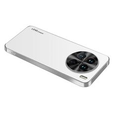 Per vivo X90 Pro AG Custodia per telefono in acrilico galvanico satinato (bianco argento)