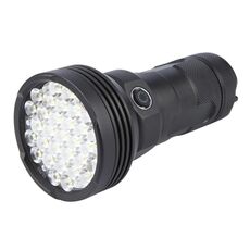 Torcia ricaricabile ad alta luminosità W5202-1 31 LED 5500LM (nera)