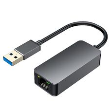 Adattatore Ethernet per scheda di rete RJ45 da USB-A a 2500 Mbps (grigio)